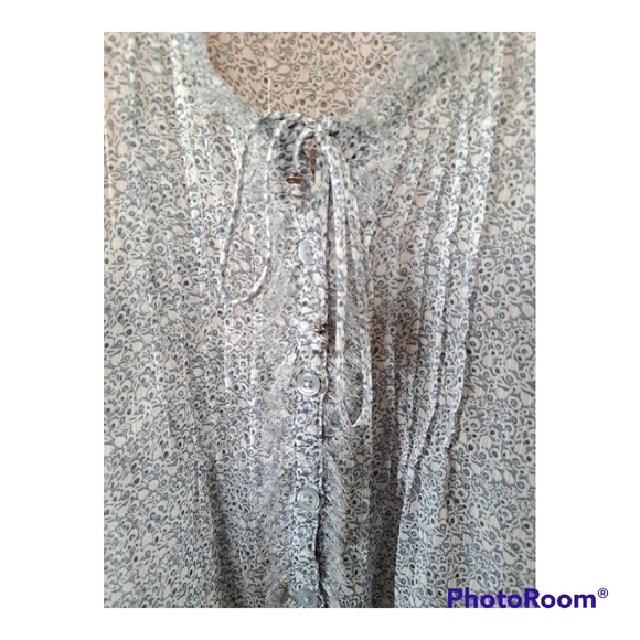 American Eagle Outfitters Sheer Sleeveless Racerback Tank Top Blouse Sz M - Picture 4 of 5